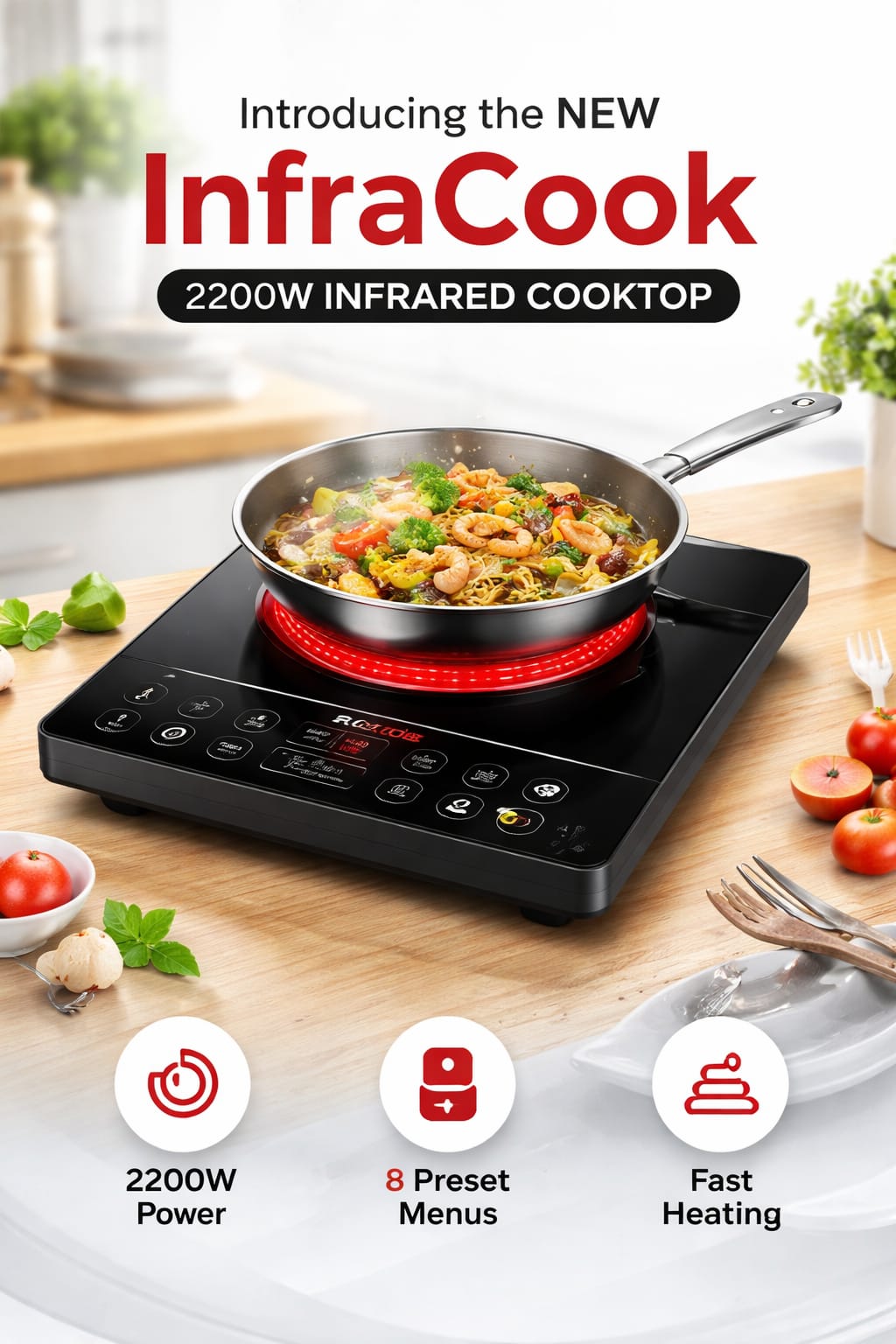  INFRARED Cooktop