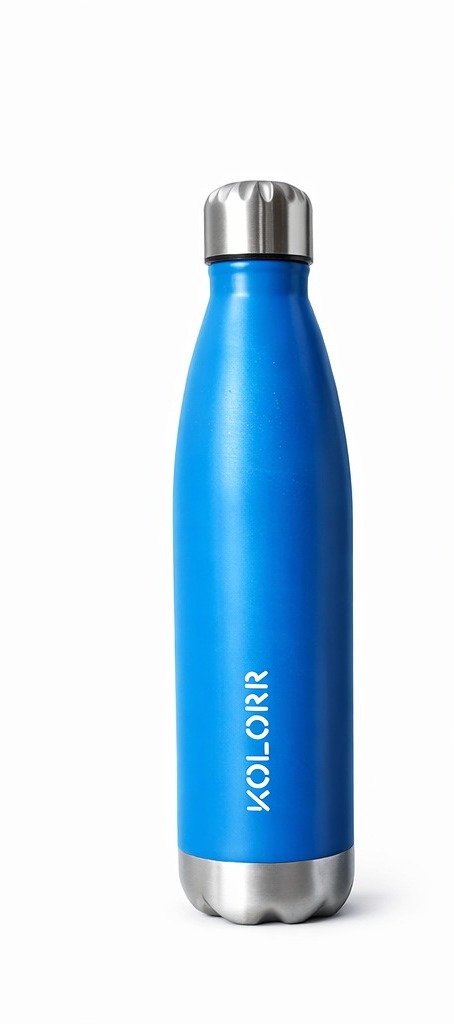Brand: Kolorr Model Name: Thermosteel Bottle Material: Stainless Steel (SS 304) Type: Vacuum Insulated Bottle Capacity: 1000 ml (or as per variant) Insulation: Double Wall Temperature Retention: Up to 12–24 Hours Leak Proof: Yes BPA Free: Yes Usage: Hot &