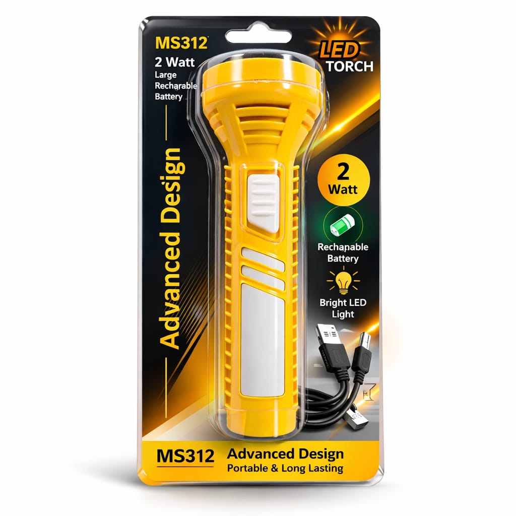 PowerBeam MS312 Rechargeable LED Torch (2W)