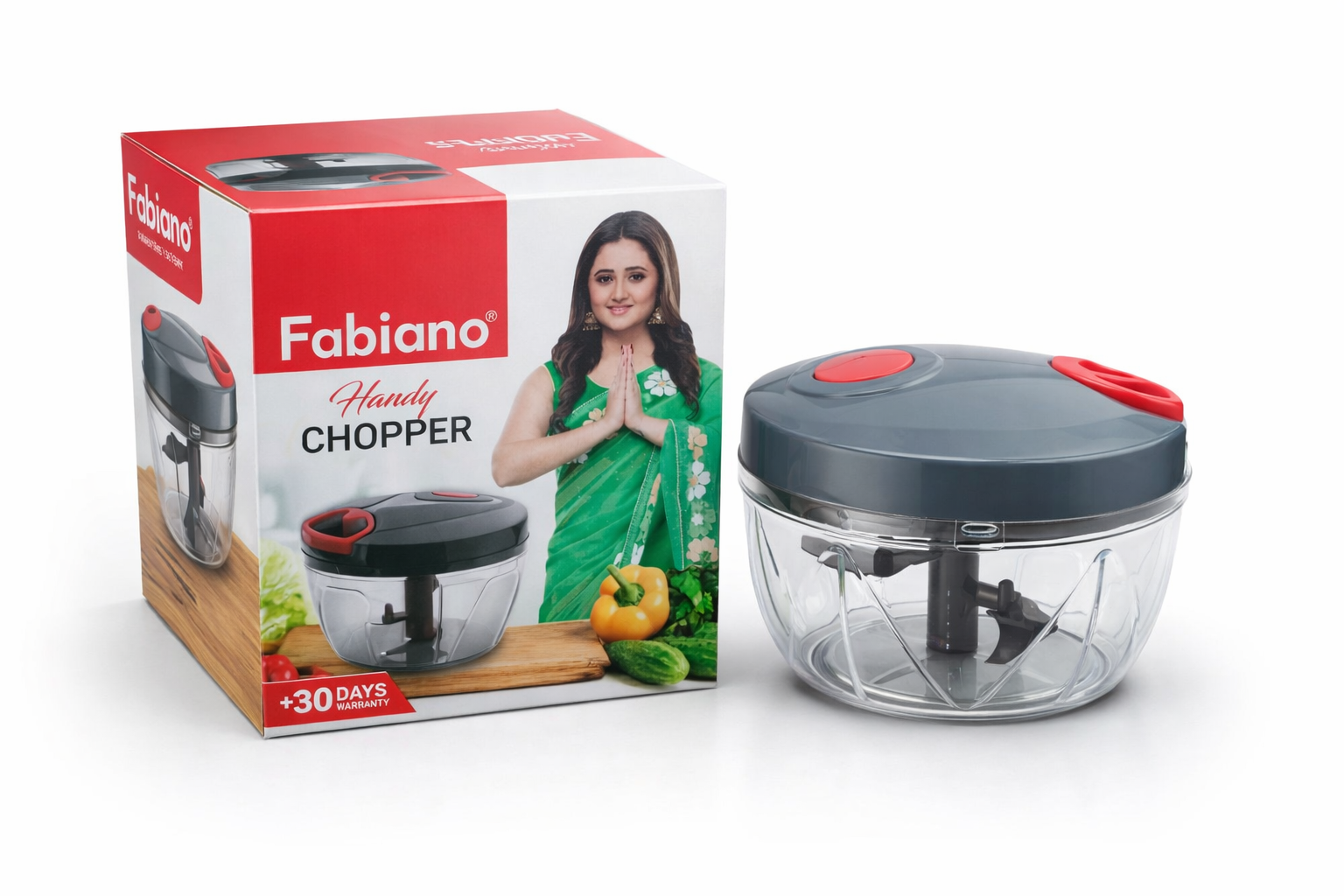 Fabiano SwiftCut Pro Handy Chopper (Manual Pull Cord)